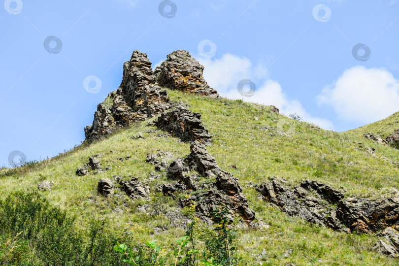 Скачать Горный пейзаж фотосток Ozero