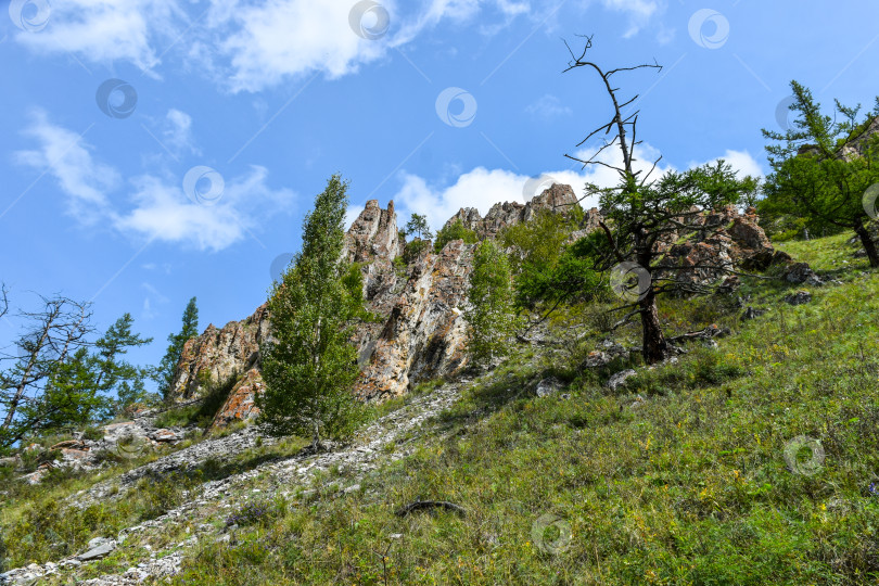 Скачать Горный пейзаж фотосток Ozero