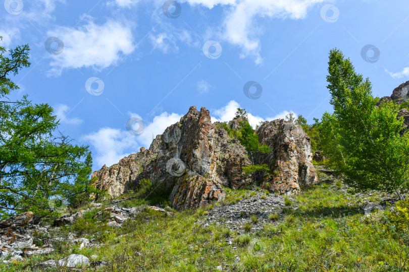 Скачать Горный пейзаж фотосток Ozero