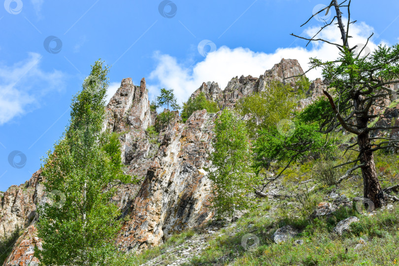 Скачать Горный пейзаж фотосток Ozero