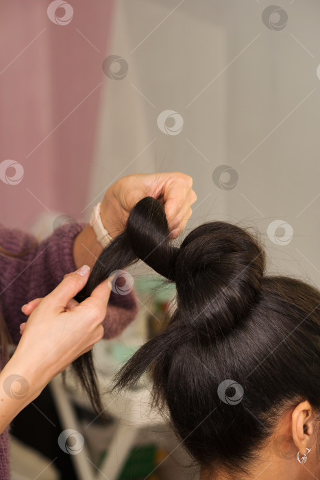 Скачать Процесс создания волос фотосток Ozero