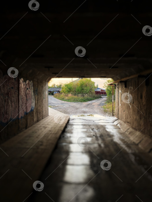 Скачать свет в туннеле фотосток Ozero