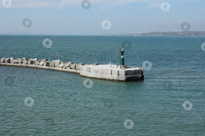 Скачать Вид на Керченский пролив с борта парома фотосток Ozero