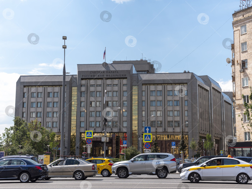 Скачать Москва - 19 марта 2020 г. Здание Счетной палаты России в Москве. фотосток Ozero