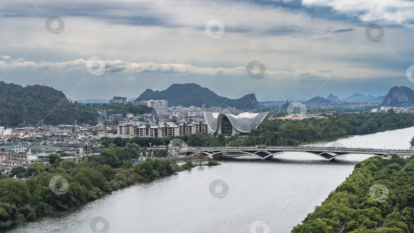 Скачать Панорама современного города. Вид с высоты. фотосток Ozero