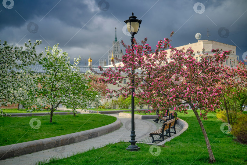 Скачать Москва. Весна на Хитровской площади. фотосток Ozero