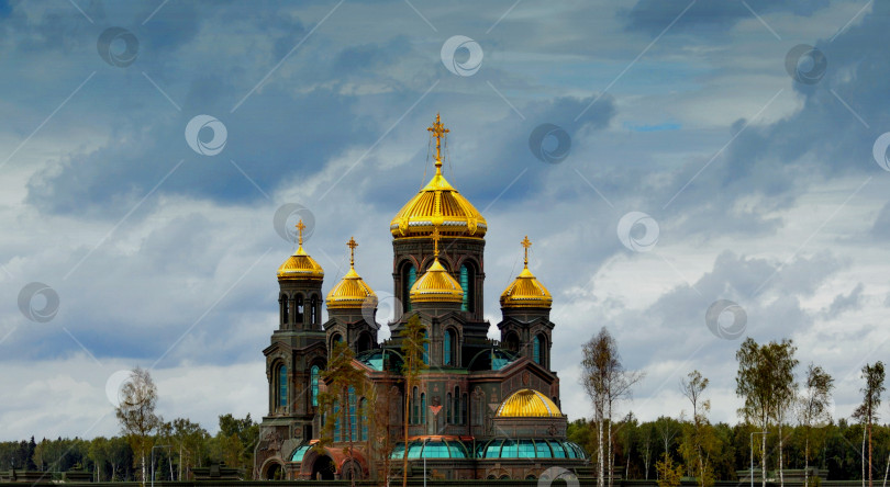 Скачать Храм в Парке Патриот фотосток Ozero