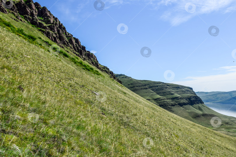 Скачать Летний пейзаж фотосток Ozero