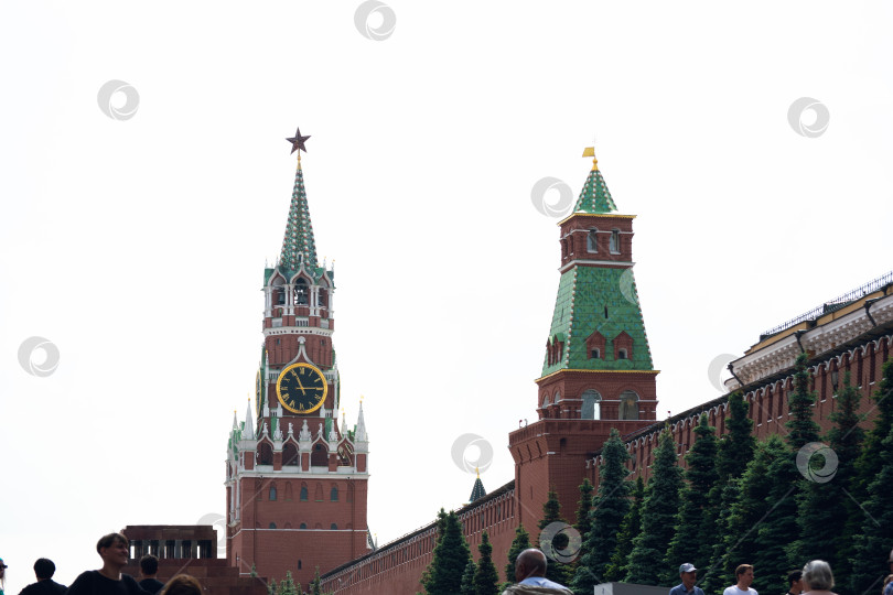 Скачать Спасская башня Московского Кремля фотосток Ozero