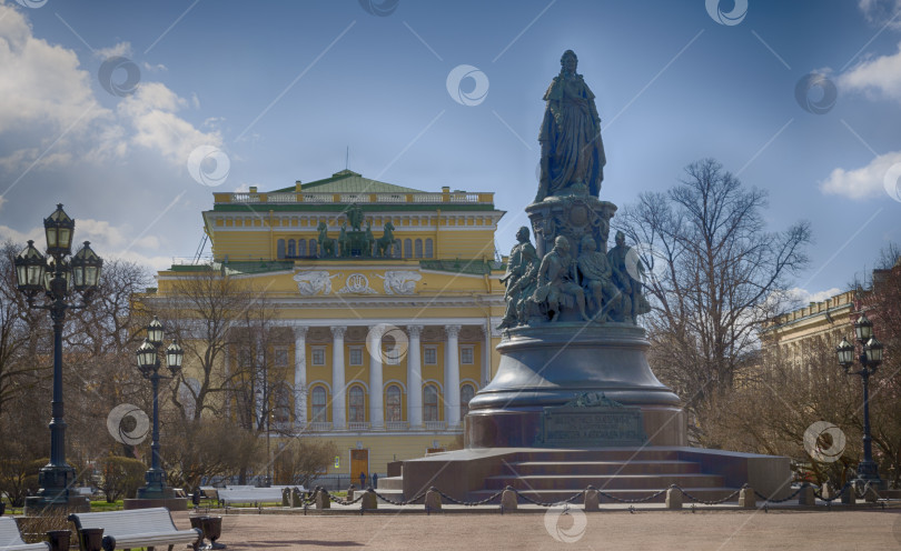 Скачать Памятник Екатерине фотосток Ozero