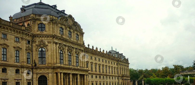 Скачать Европейская архитектура, здание дворца епископа в Германии фотосток Ozero