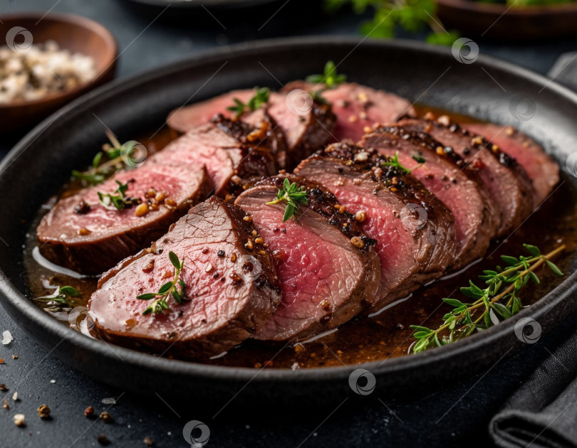 Скачать Тушеное мясо в вине по-французски. Автор: AI фотосток Ozero