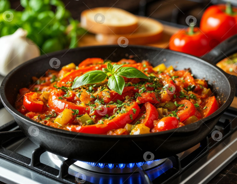 Скачать Рататуй французской кухни. Автор: AI фотосток Ozero