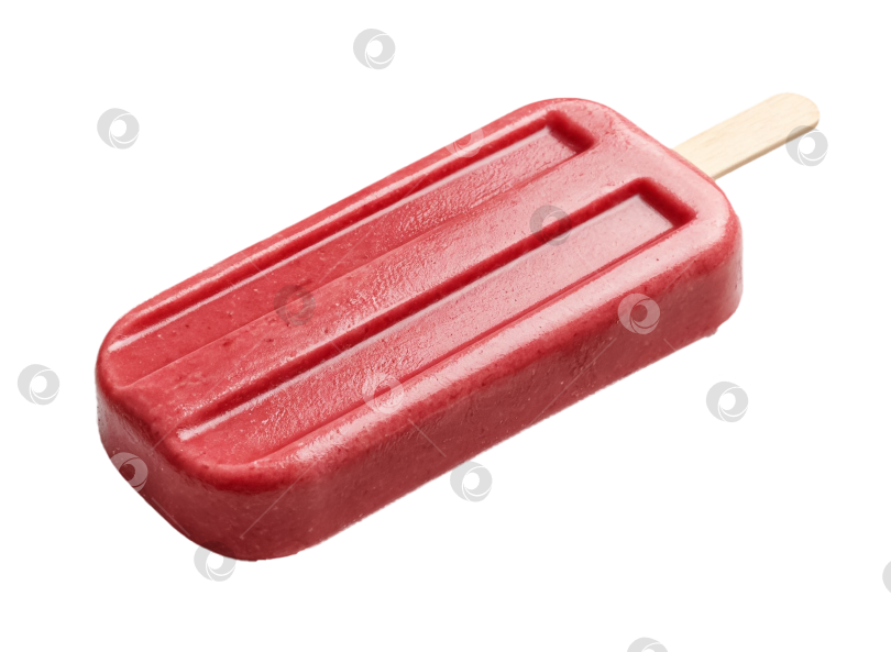 Скачать Эскимо из мороженого на прозрачном фоне. Создано искусственным интеллектом. фотосток Ozero