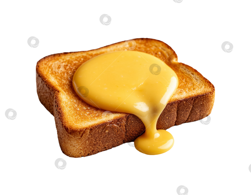 Скачать Тост с сыром на прозрачном фоне. фотосток Ozero