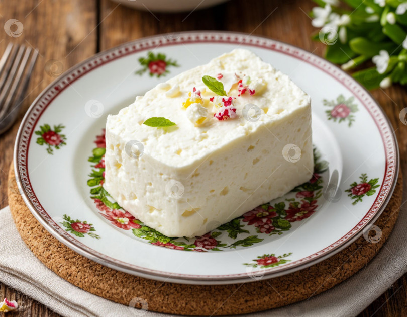 Скачать Пасхальный творог, созданный с помощью искусственного интеллекта. фотосток Ozero