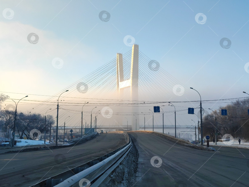 Скачать Четвертый мост в городе Новосибирск через реку Обь. фотосток Ozero
