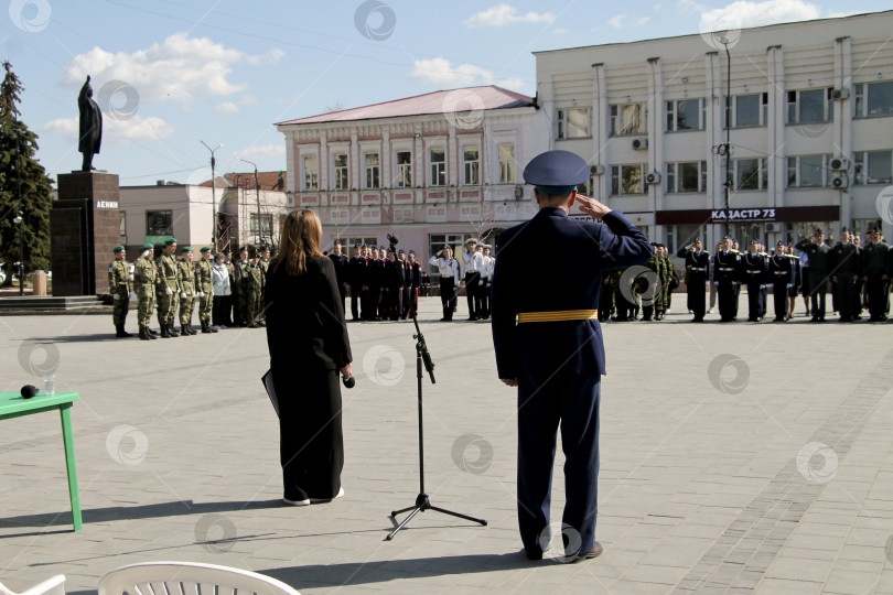 Скачать Зарница на площади фотосток Ozero