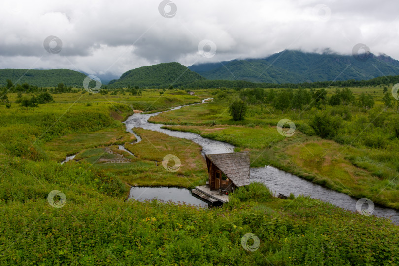Скачать Горячие источники в заповеднике Налычево, Камчатка фотосток Ozero