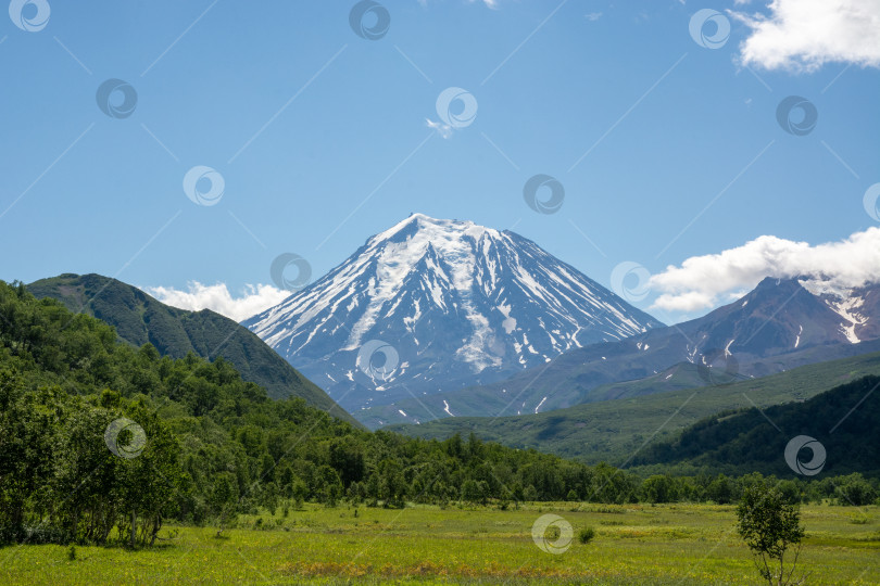 Скачать Вулкан Ключевская сопка (Ключевской) Камчатка фотосток Ozero
