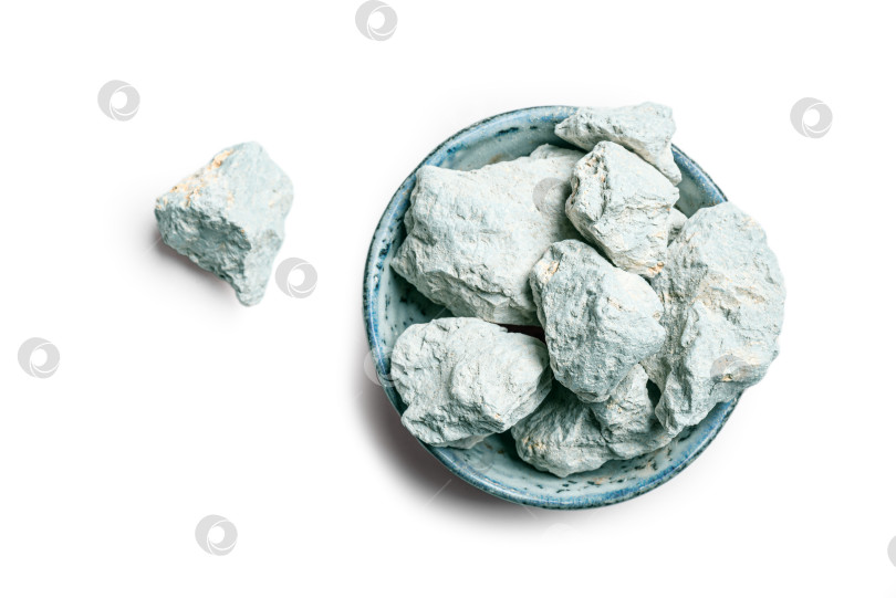 Скачать Кусочки съедобных камней из каолиновой глины фотосток Ozero