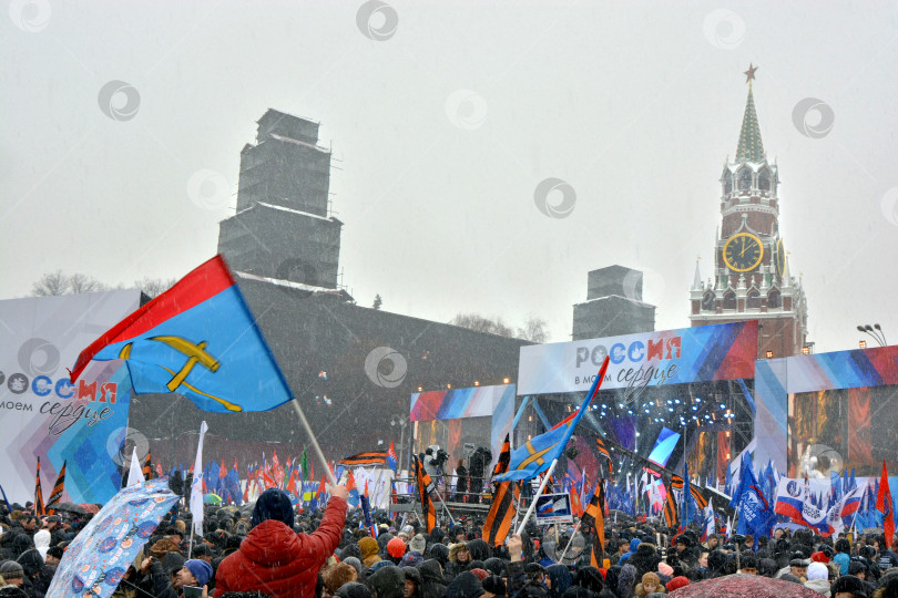 Скачать Митинг в честь 75-летия Сталинградской битвы. Москва. Россия. 02.03.2018. фотосток Ozero