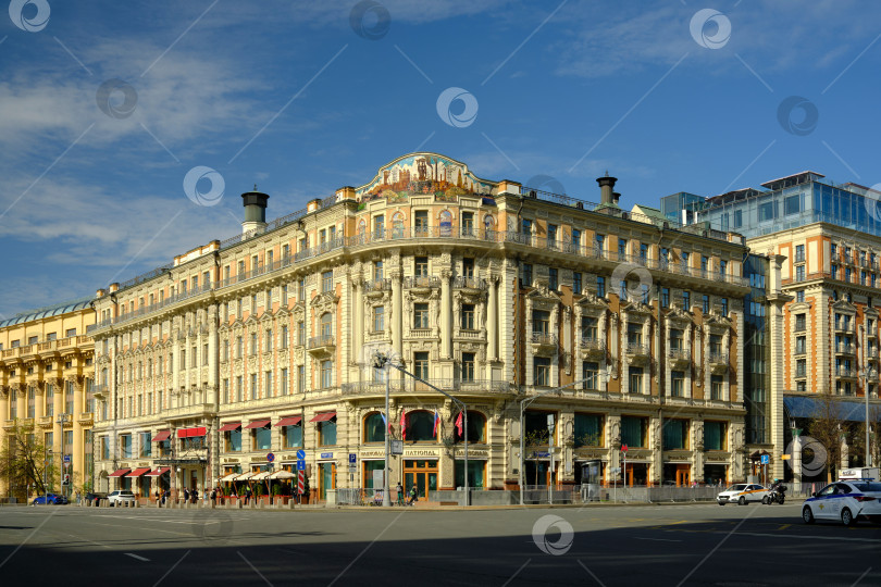 Скачать Москва. Здание гостиницы Националь. фотосток Ozero