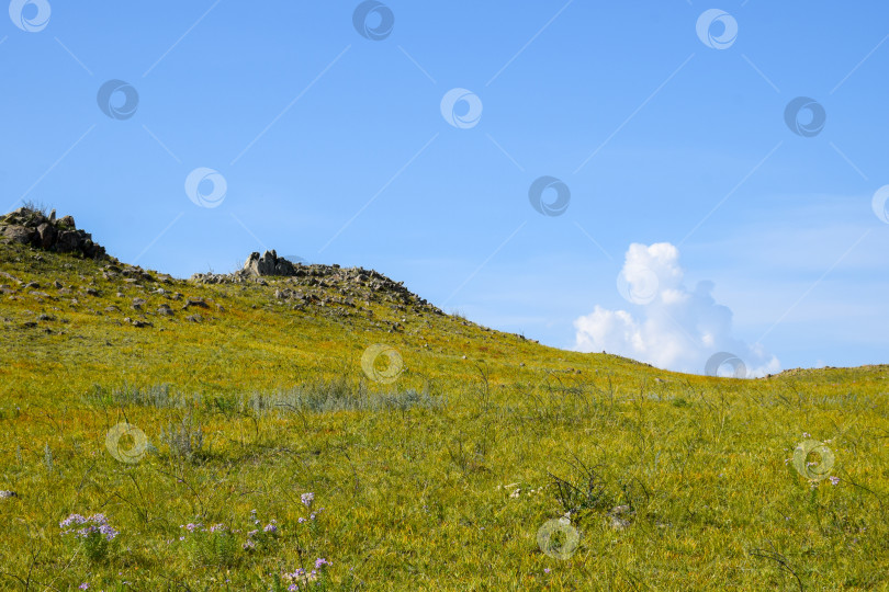 Скачать Горный пейзаж фотосток Ozero