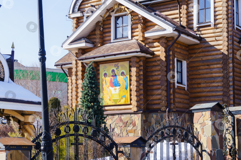 Скачать Церковь Вознесения Господня. Икона "Троица". Воронеж фотосток Ozero