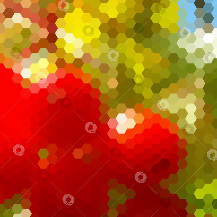Скачать Фон с красочной шестигранной сеткой фотосток Ozero