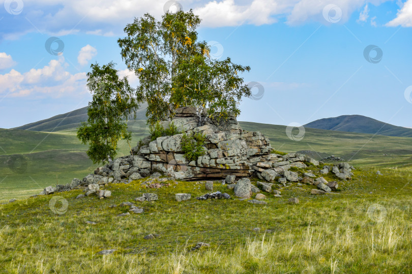 Скачать Горный пейзаж фотосток Ozero