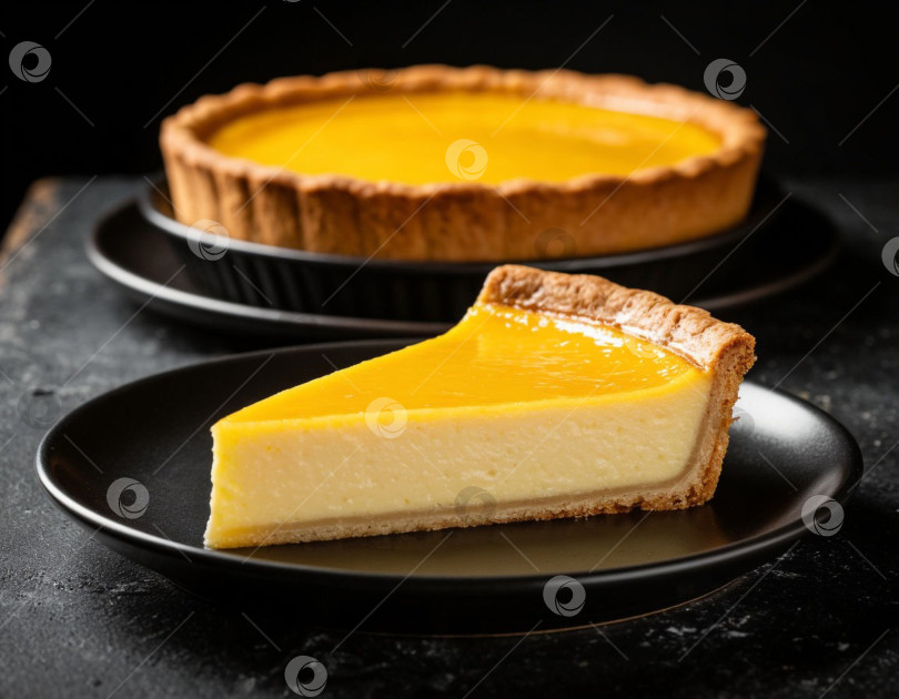 Скачать Творожный пирог на завтрак. Создан искусственный интеллект. фотосток Ozero