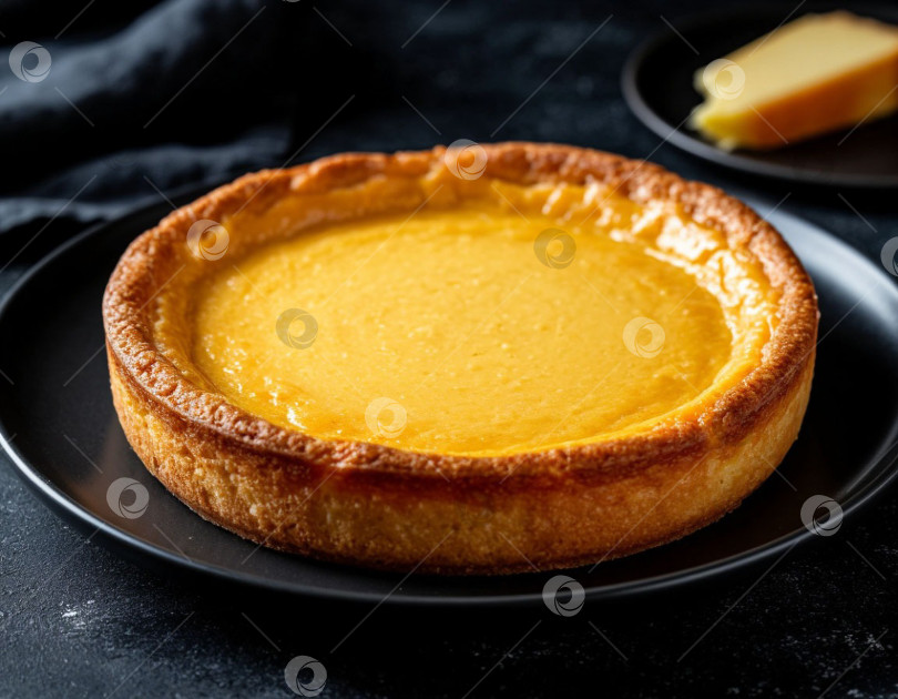 Скачать Творожный пирог на завтрак. Создан искусственный интеллект. фотосток Ozero