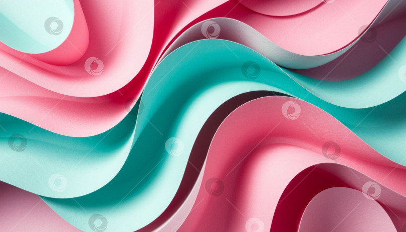 Скачать Слои бумаги для фона, выполненные пастелью. Сгенерировано с помощью искусственного интеллекта. фотосток Ozero