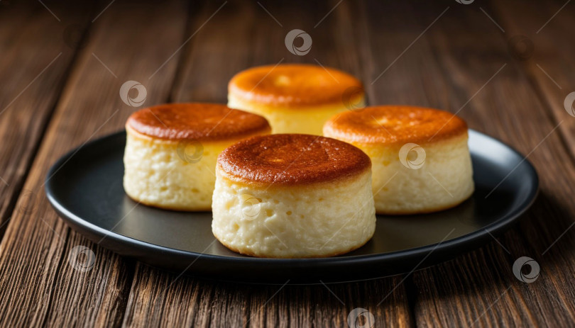 Скачать Блинчики с творогом на завтрак. Создано искусственным интеллектом. фотосток Ozero