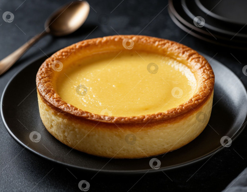 Скачать Творожный пирог на завтрак. Создан искусственный интеллект. фотосток Ozero