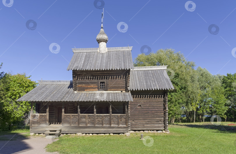 Скачать Деревянная церковь, построенная в конце шестнадцатого века. фотосток Ozero