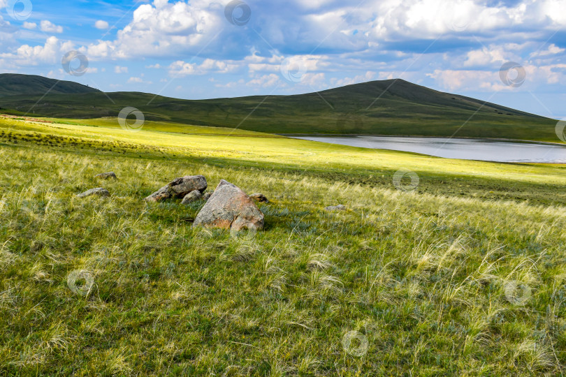 Скачать Горный пейзаж фотосток Ozero