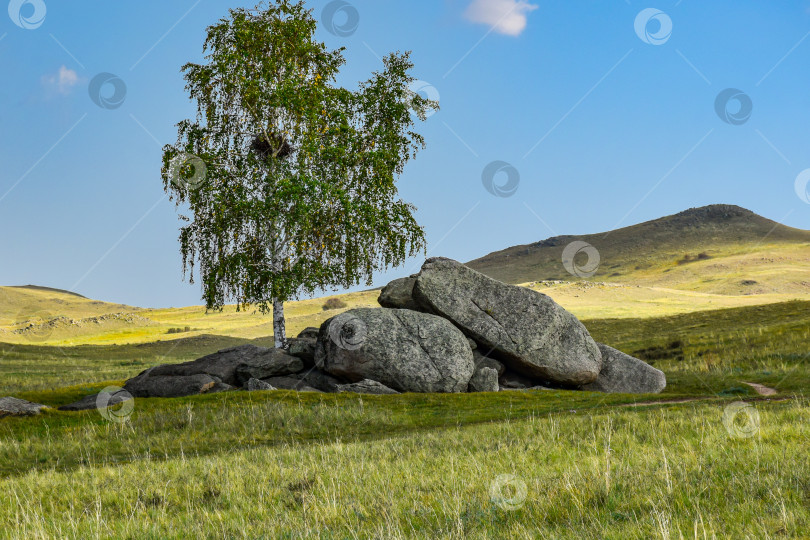 Скачать Горный пейзаж фотосток Ozero