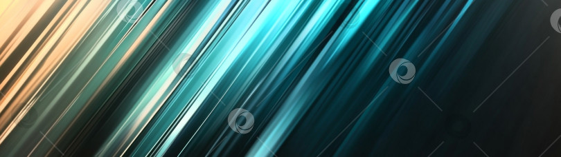 Скачать Абстрактные темно-бирюзовые линии создают динамичный современный фон, идеально подходящий для дизайна фотосток Ozero