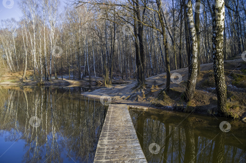 Скачать Пруд поздней осенью. фотосток Ozero