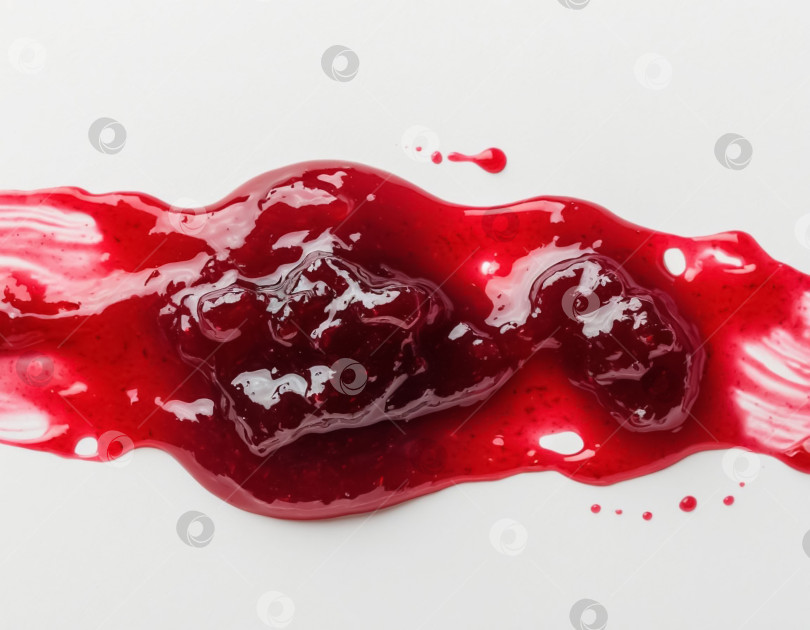 Скачать Пятно от джема на белом столе. Создан искусственный интеллект. фотосток Ozero