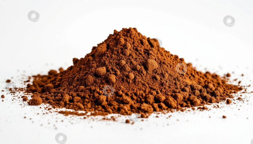 Скачать Почва на белом фоне. Сгенерировано искусственным интеллектом. фотосток Ozero