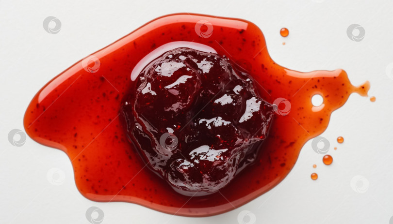 Скачать Джем на белом фоне. Генерируется искусственным интеллектом. фотосток Ozero