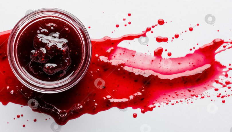 Скачать Джем на белом фоне. Генерируется искусственным интеллектом. фотосток Ozero