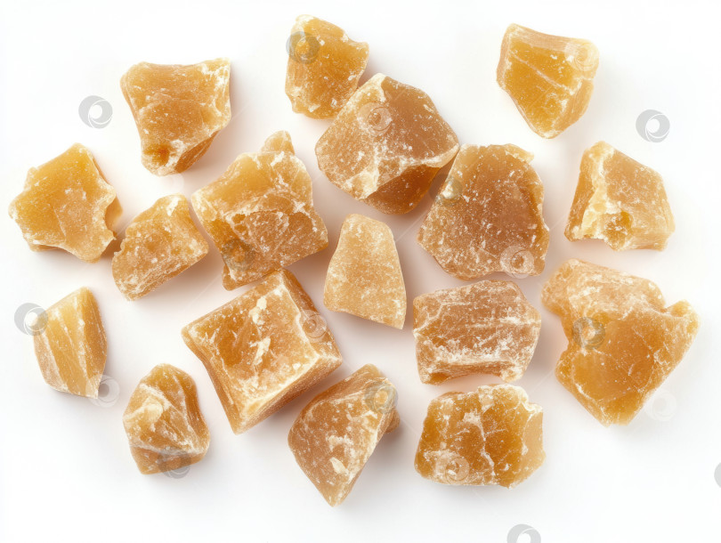 Скачать Макросъемка кусочков пчелиных сот из натурального пчелиного воска для ароматерапии и рукоделия фотосток Ozero