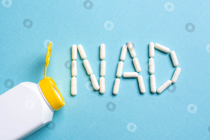 Скачать Таблетки, капсулы с пищевыми добавками NAD фотосток Ozero