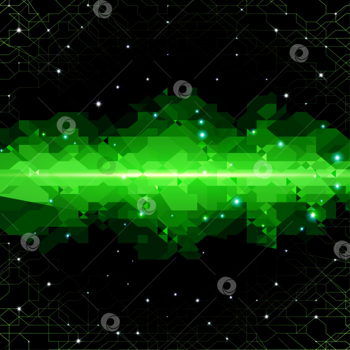 Скачать Абстрактный фон с технологическим облаком фотосток Ozero