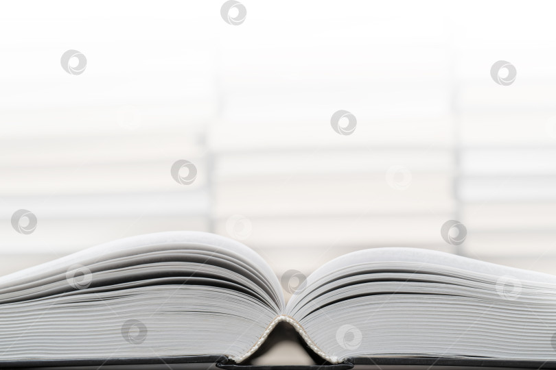 Скачать Страницы открытой книги. Символ знания, науки, учебы, мудрости. фотосток Ozero