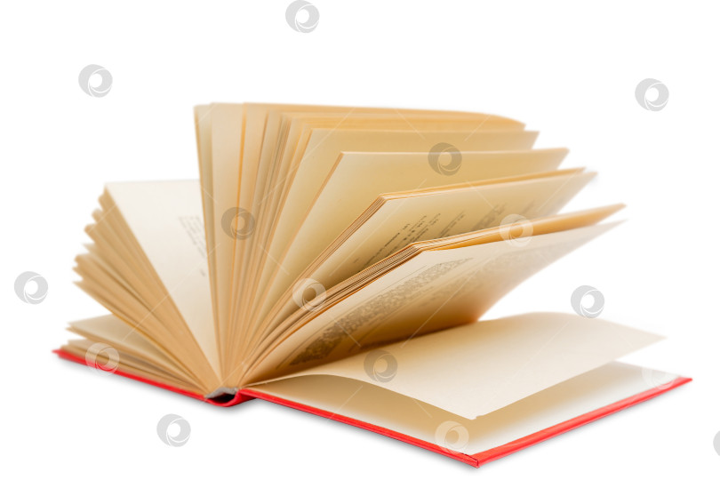 Скачать Пожелтевшие страницы старой книги. Редкая старинная книга. Подержанная бумажная книга. фотосток Ozero